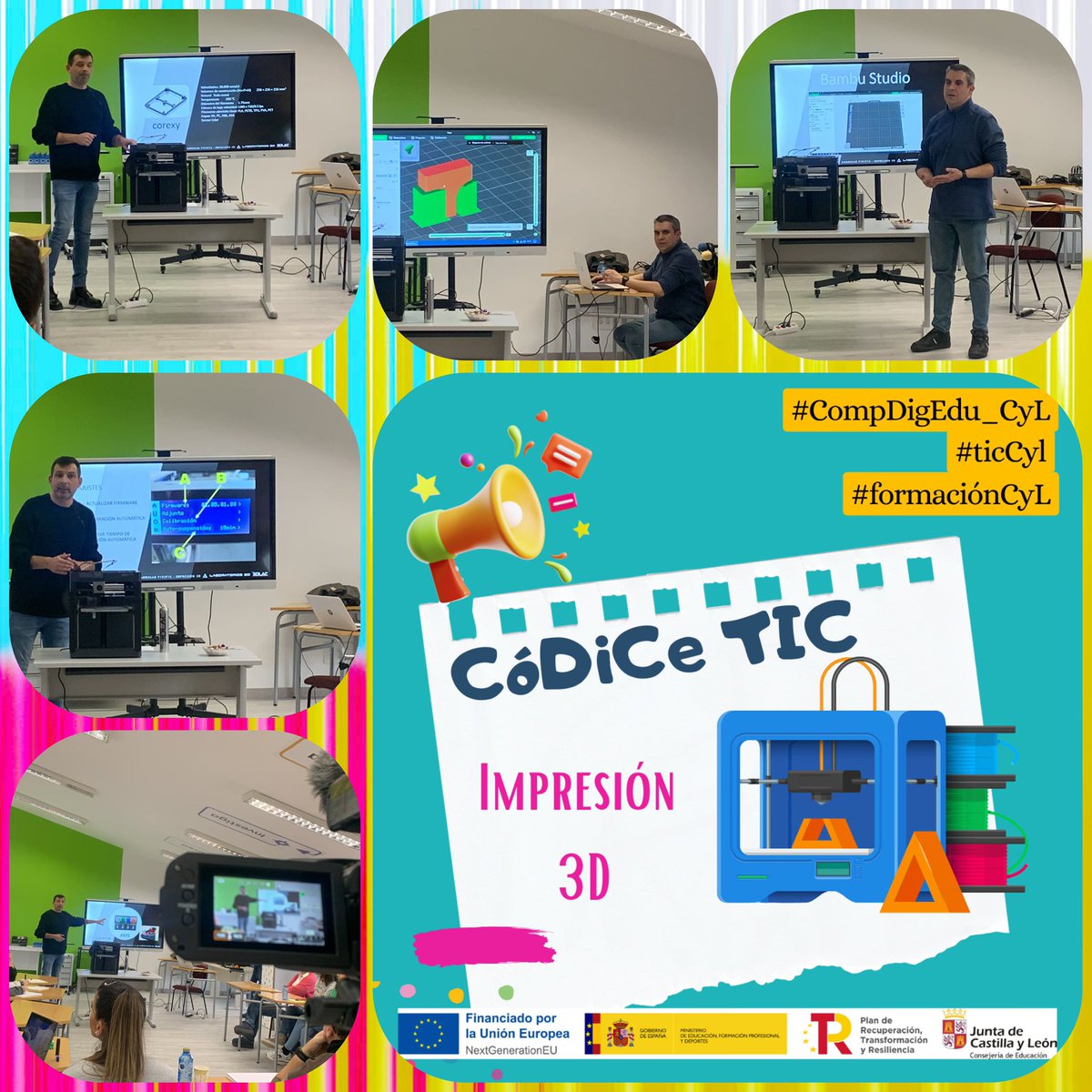 💡Formación Proyecto CóDiCe TIC. Sesión de Impresión 3D, gracias a <a href="/3dlac/">3DLAC</a>, con Jose Ángel Castaño y Ricardo, en <a href="/cfiebenavente/">cfiebenavente</a>. Aprendiendo junto a los centros <a href="/IESLosSalados/">IESLosSalados</a>, <a href="/ceipfernandoII/">ceip fernando II</a>, <a href="/CEIPSansuenaZa/">CEIP Sansueña</a> y <a href="/CRAValledeVde/">CRA Valle d Valverde</a> 

#CompDigEdu_CyL #ticCyl #formaciónCyL <a href="/educacyl/">Educación JCyL</a>