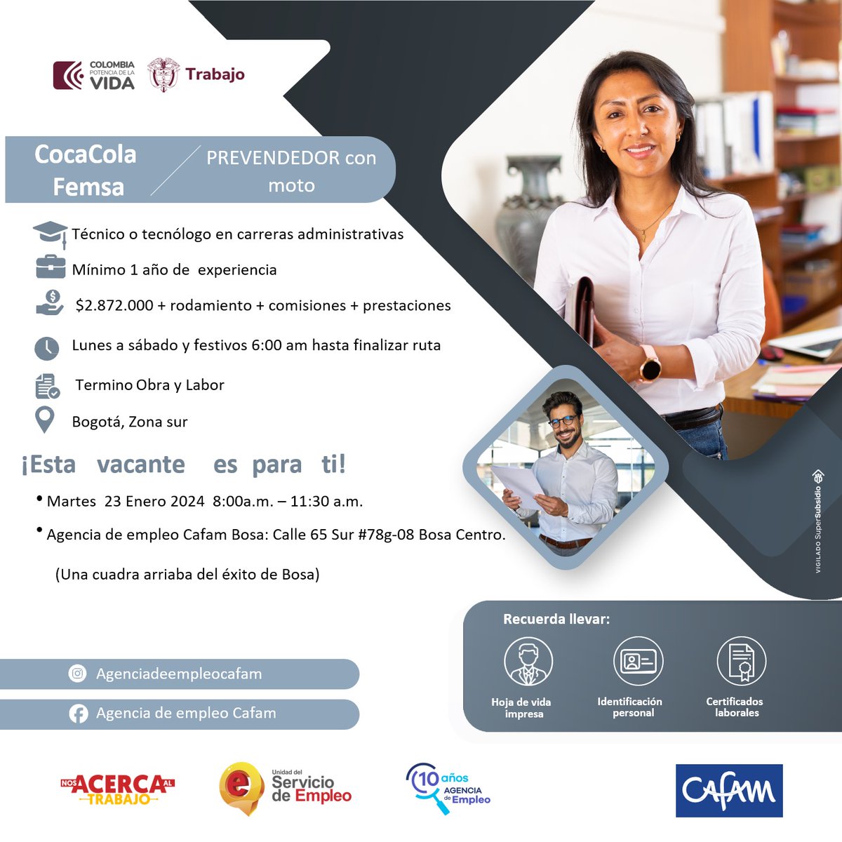 ¡ Esta vacante es para ti !