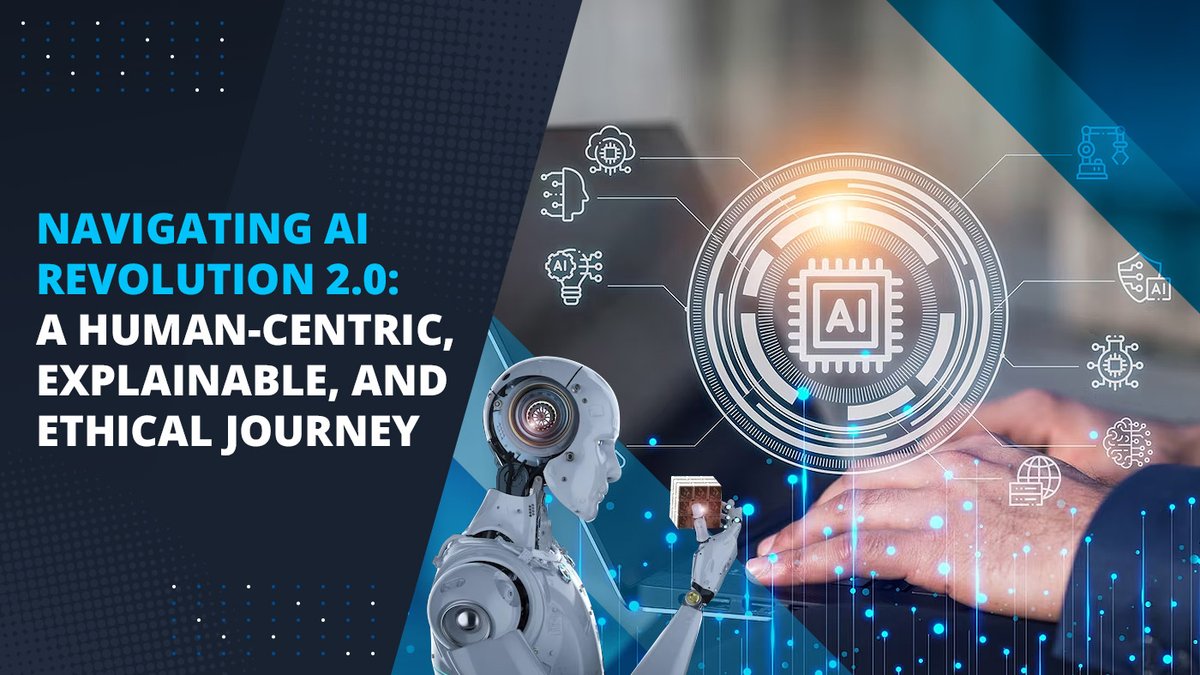 Appsvolt's tweet photo. #AIRevolution  2.0 is characterized by a focus on human-centricity, explainability, and ethical considerations, reshaping how we view and use this potent tool

#ai #ArtificialInteligence  #humancentricai #transformativetech #ethicalai #ML #machinelearning

https://t.co/tfjxtO52UD https://t.co/3Hq3sWTVkR