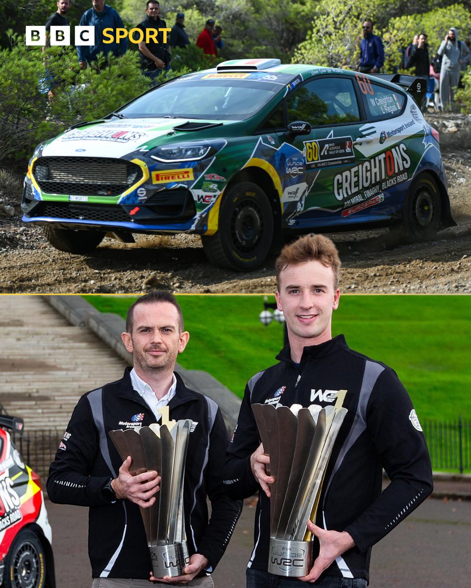 Reigning Junior WRC champion William Creighton will step up to WRC2 - the second tier of the World Rally Championship - in 2024 🏆 #BBCMotorsport