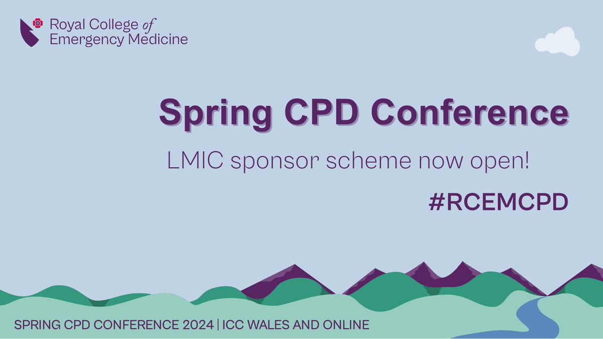 🌍We are excited to announce our sponsorship scheme for delegates from low and middle income countries. Apply for a fully funded virtual spot at the insightful CPD conference focusing on rapidly evolving medical practices. Deadline: March 4, 2024. Details:bit.ly/3TZIoqN