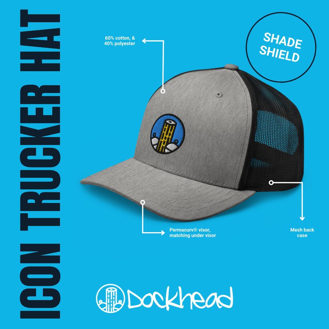 totaldockhead's tweet image. Beat the heat and stay cool with our must-have Dockhead Trucker Cap. Perfect for sunny days on the boat or a casual stroll on the beach.

Grab yours &amp;amp; hit the waves in Dockhead fashion! buff.ly/426JKlC 

#TruckerCapStyle #BoatingEssentials #BeachWear #HeadwearEssentials
