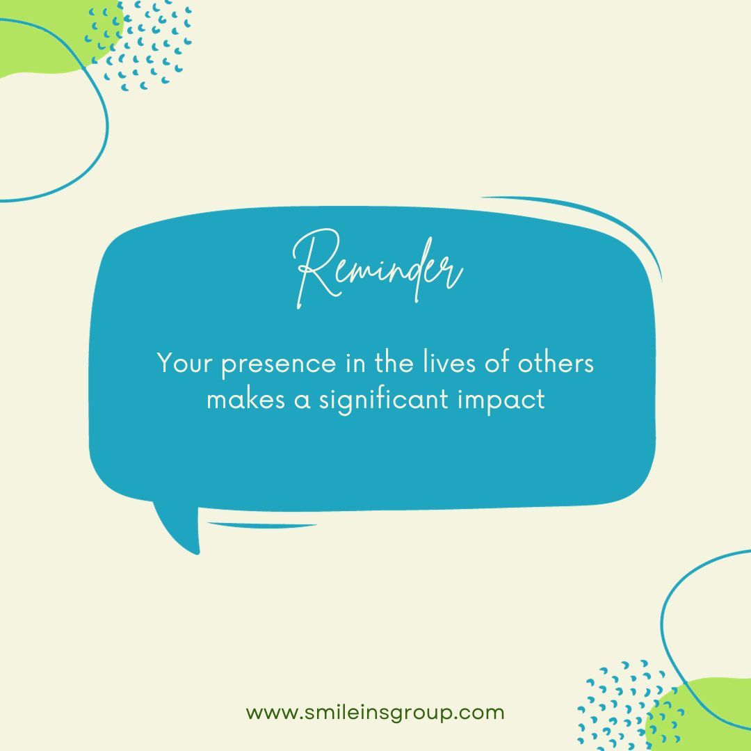 Your presence is a gift that makes a significant impact in the lives of others. Whether it's a smile, a kind word, or simply being there, you contribute to the beauty of someone else's journey. Embrace the power of your presence! 🌈💕 #ImpactfulPresence #SpreadLove #YouMatter