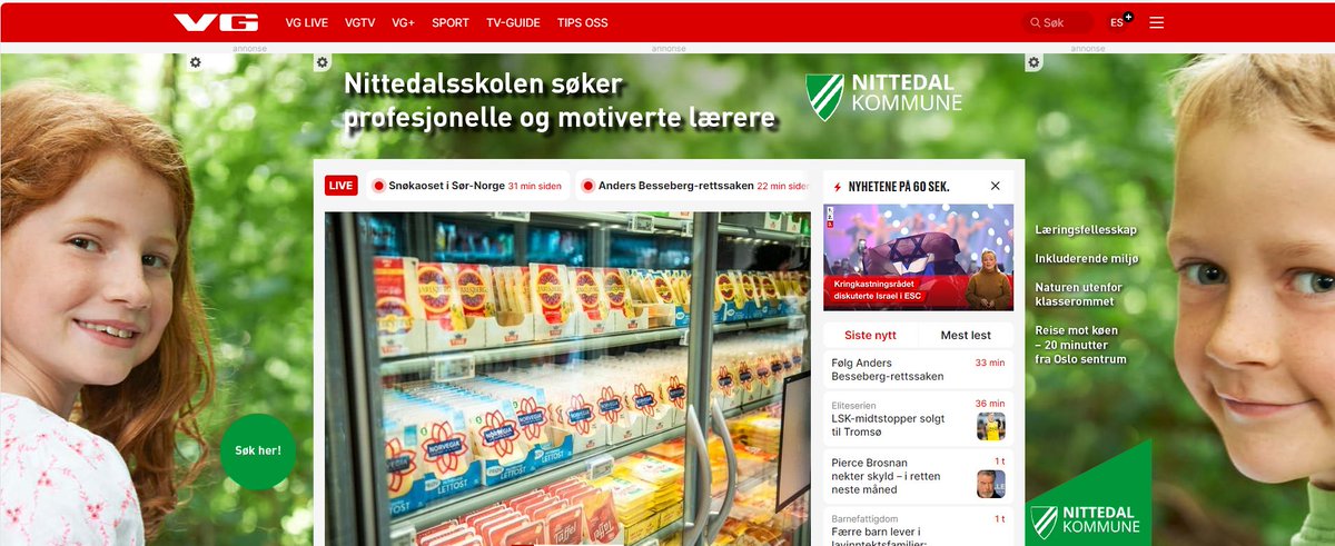 Det er noe litt dystopisk over at man sliter så med rekrutering av lærere, at man må bruke kommunebudsjetter på annonser i VG. Vi har tatt lærerne for gitt i for lang tid, og dette er resultatet.