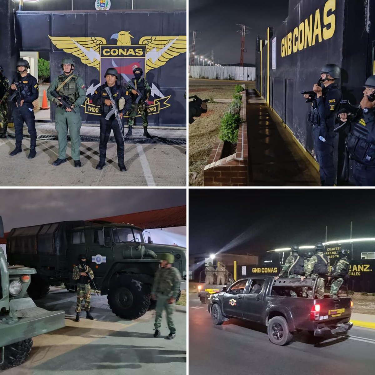 URRAS de Combate y ronda mayor preparados en las diferentes guarniciones para reaccionar de manera rápida, contundente y eficiente ante cualquier contingencia que altere el orden interno de la nación. 
Insomnes defensores de la patria !

#IntegrarEsVencer