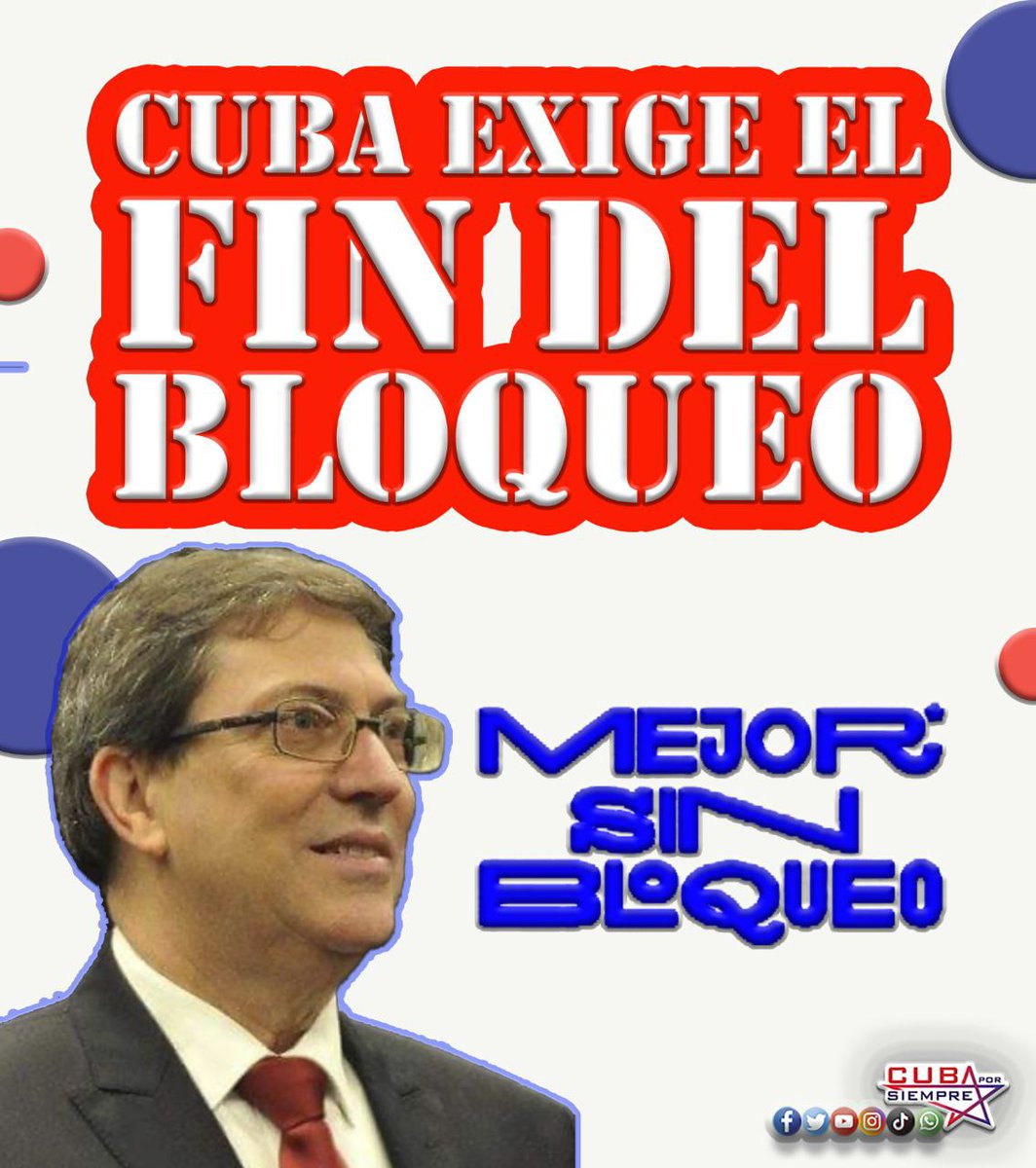 Noas Bloqueo a Cuba.
#MejorSinBolqueo