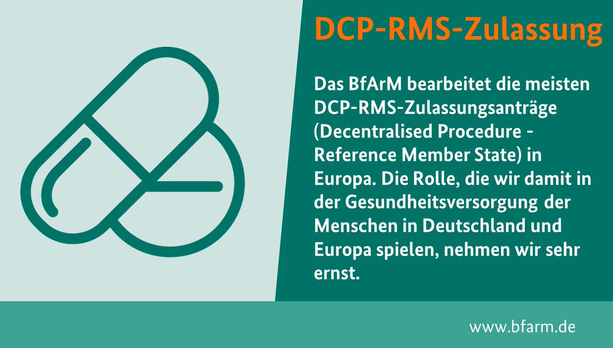 Das BfArM ändert zum 1. März 2024 für DCP-Zulassungsanträge mit RMS=DE die Einreichungsmodalitäten und richtet verlässliche Bearbeitungs-Slots ein.

Weitere Informationen: bfarm.de/DE/Arzneimitte…