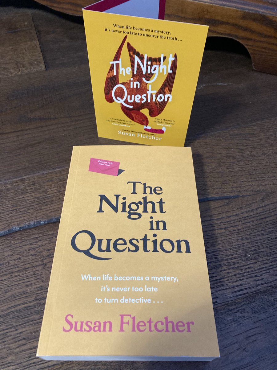 fionamsharp's tweet photo. Hearing only great things about this book! Thank you ⁦@alisonbarrow⁩ ⁦@TransworldBooks⁩ #SusanFletcher #TheNightInQuestion https://t.co/MbmwrwE3tC