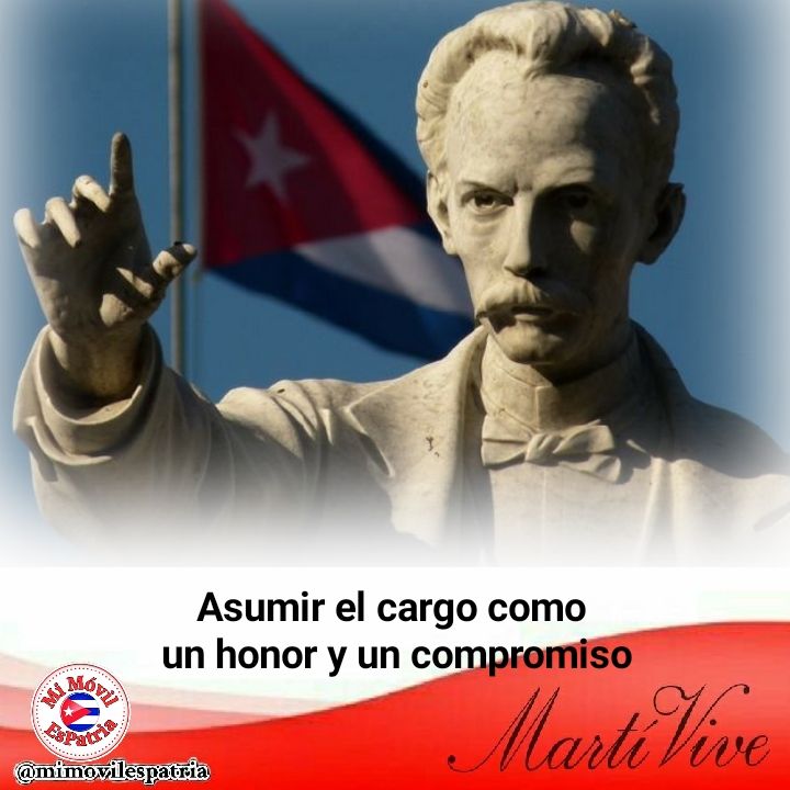 @mimovilespatria @DiazCanelB @PartidoPCC @cafemartiano @DrRobertoMOjeda @UJCdeCuba @H_Cubana @JuvenilMartiano @Cuba_PorSiempre @YusuamOrtega @OPJMCuba Martí está enraizado en el alma de la Patria cubana.
#MiMovilEsPatria
#CaféMartiano