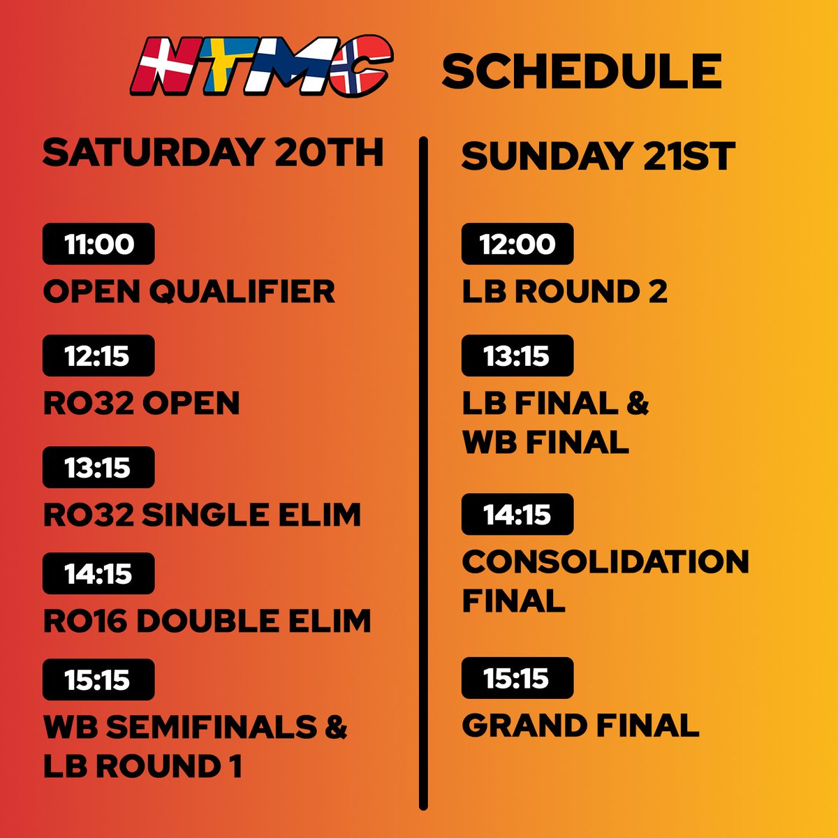 Only 2 days until the 2024 Nordic Championship begins! We will announce official streams for the event shortly 👀