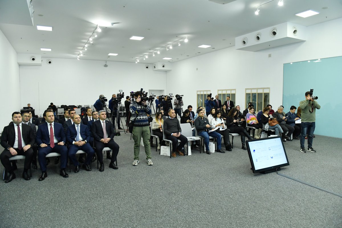 antiinhisar's tweet photo. #İqtisadiyyatNazirliyi yanında Antiinhisar və İstehlak Bazarına Nəzarət Dövlət Xidməti 2023-cü il üzrə fəaliyyətinin yekunlarına həsr olunmuş mətbuat konfransı keçirib.
Ətraflı – https://t.co/BNcitPTGeb
#Antiinhisar #CompetitionGovAz https://t.co/ocO6KjnLzf