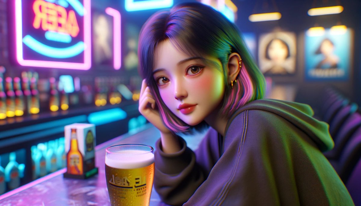 AsianCyberGals's tweet photo. Drinking beer after a hard day's work is the same all over the world!
#cyberpunk #cybercity #cybergal #kawaii #美少女 #futurefashion #future #machinecreativity #creativeai #AIArtistry #futurefashion
#AIgirlgallery #aiillustration #aiillustrator #cybergirl #cyberwoman $engage https://t.co/ND118tisIk