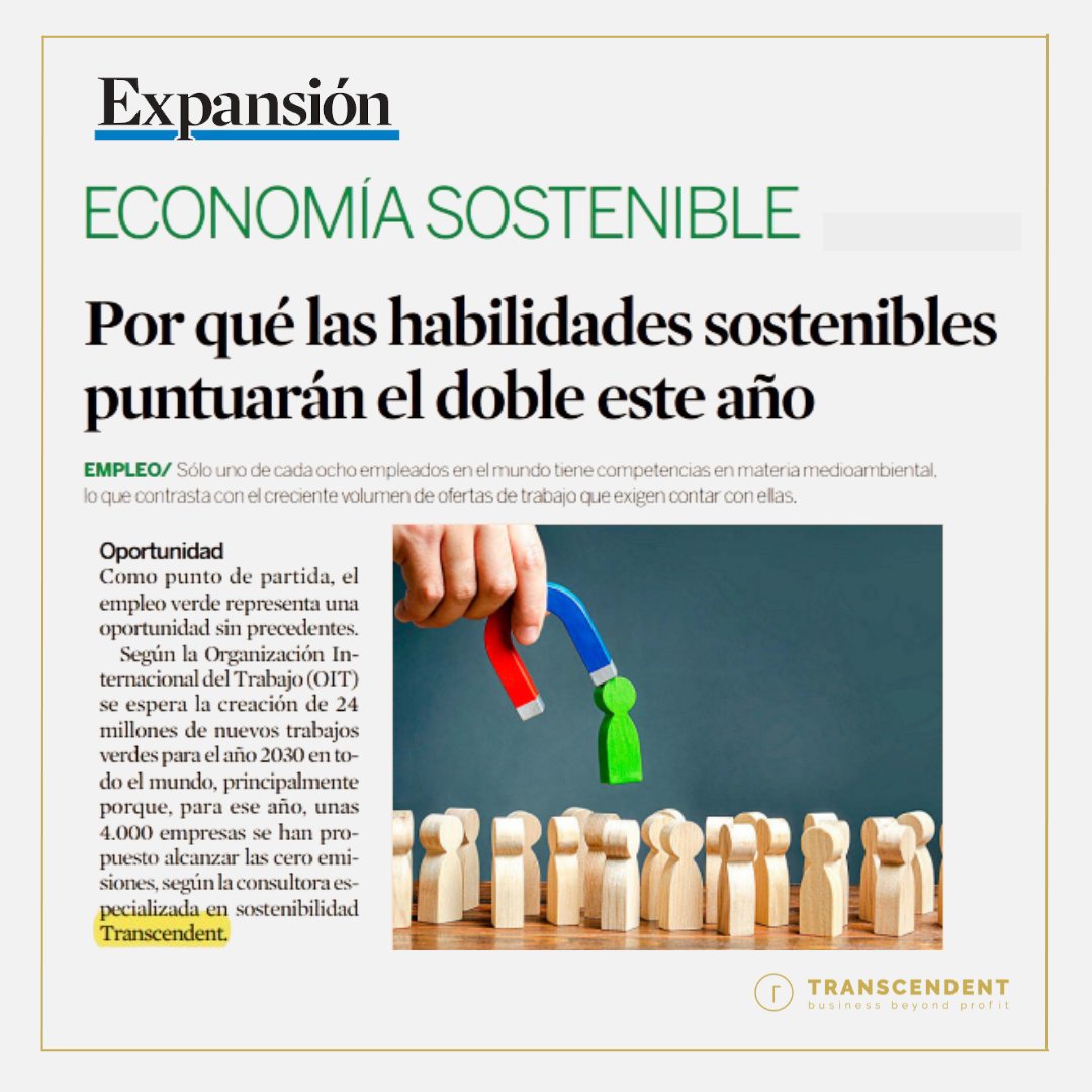 Transcendent (@transcendent_es) on Twitter photo Para 2030, casi 4.000 empresas se han propuesto alcanzar cero emisiones netas. Un dato que incide en la necesidad que tienen de incorporar perfiles expertos en sostenibilidad, según informa <a href="/expansioncom/">expansioncom</a> con estimaciones para este año de <a href="/Transcendent_es/">Transcendent</a>.
expansion.com/economia-soste… Para 2030, casi 4.000 empresas se han propuesto alcanzar cero emisiones netas. Un dato que incide en la necesidad que tienen de incorporar perfiles expertos en sostenibilidad, según informa <a href="/expansioncom/">expansioncom</a> con estimaciones para este año de <a href="/Transcendent_es/">Transcendent</a>.
expansion.com/economia-soste…