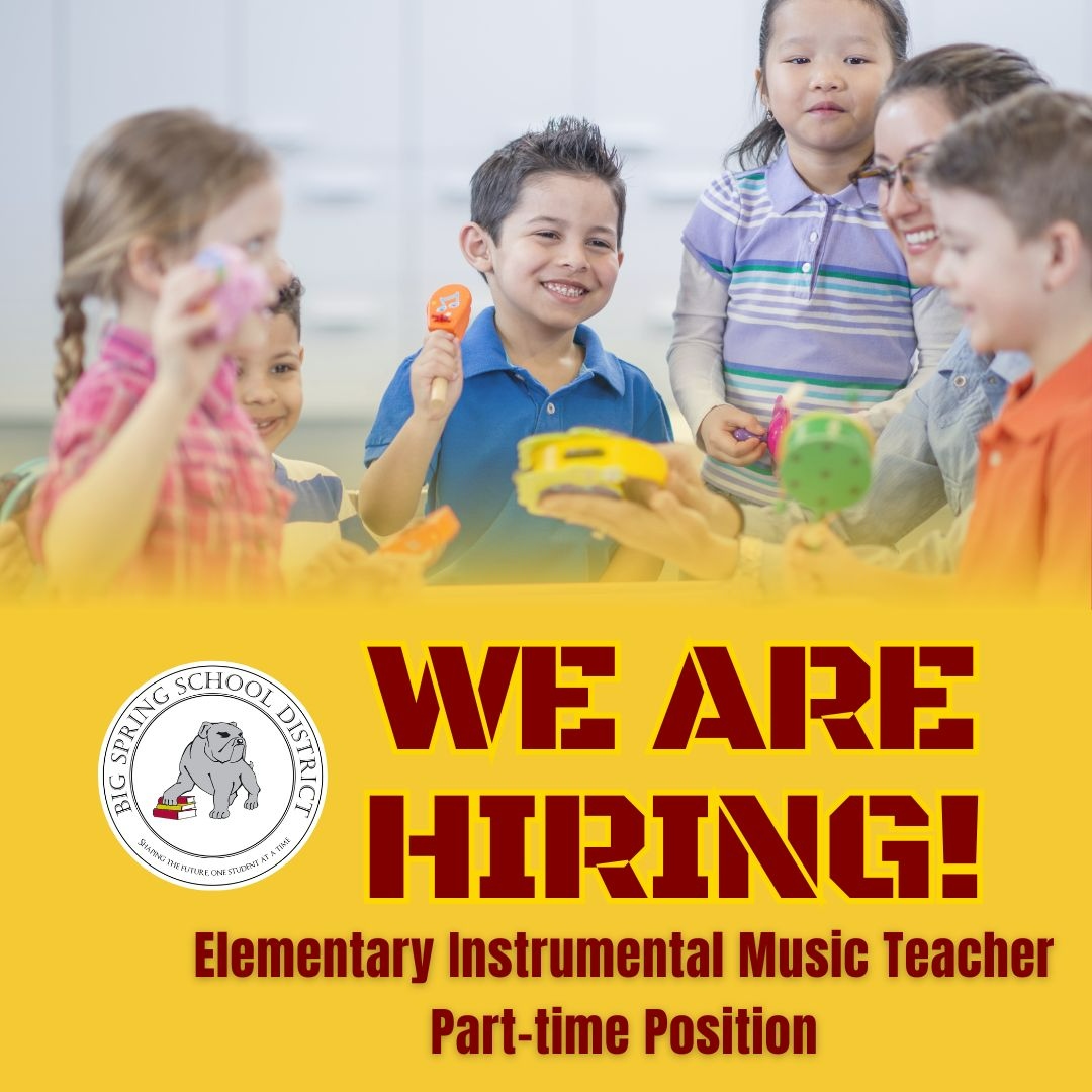 ✨ An Exciting Opportunity Awaits! We're searching for a passionate Elementary Music Teacher who's ready to bring harmony and inspiration to our classrooms! 🐾

Apply by January 30th and embark on a remarkable journey with us. 

🔗 Apply Now: tinyurl.com/a87e5zvp

#BSSDproud