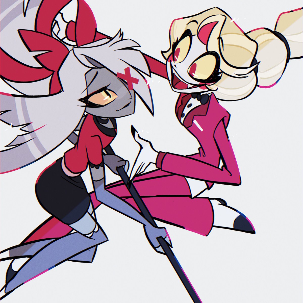 「Can't wait to check in!    #HazbinHotelC」|笠子❤️‍🔥原稿のイラスト