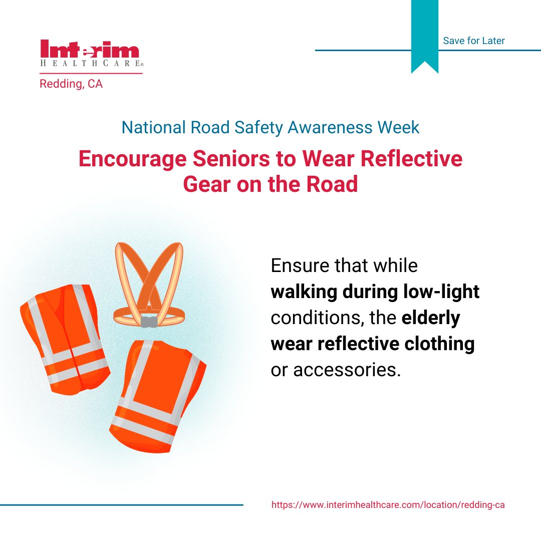 As this week is #NationalRoadSafetyWeek, here’s a useful #tip for #caregivers. By using this tip, they can ensure the safety of their #seniors while on the road.

#RoadSafetyWeek2024 #DriveSafe #RoadSafety #seniortips  #interimhealthcare #redding #reddingca #california #usa