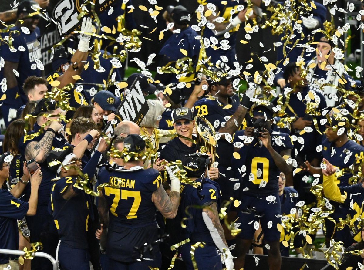 NemethMarketing's tweet photo. It's been more than a week since the University of Michigan won the #natty! AND there is so much we'll never forget about #Team144 - #shutoutthenoise #faith #intensefocus #teamwork #trust.  Sounds a lot like our Nemeth Marketing team - must be why we bleed blue!  HAIL! https://t.co/0Q5sulBTBe