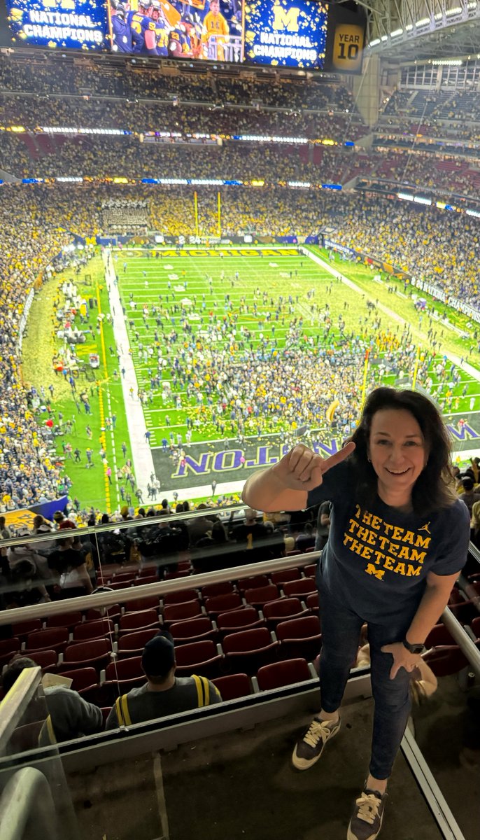 NemethMarketing's tweet photo. It's been more than a week since the University of Michigan won the #natty! AND there is so much we'll never forget about #Team144 - #shutoutthenoise #faith #intensefocus #teamwork #trust.  Sounds a lot like our Nemeth Marketing team - must be why we bleed blue!  HAIL! https://t.co/0Q5sulBTBe