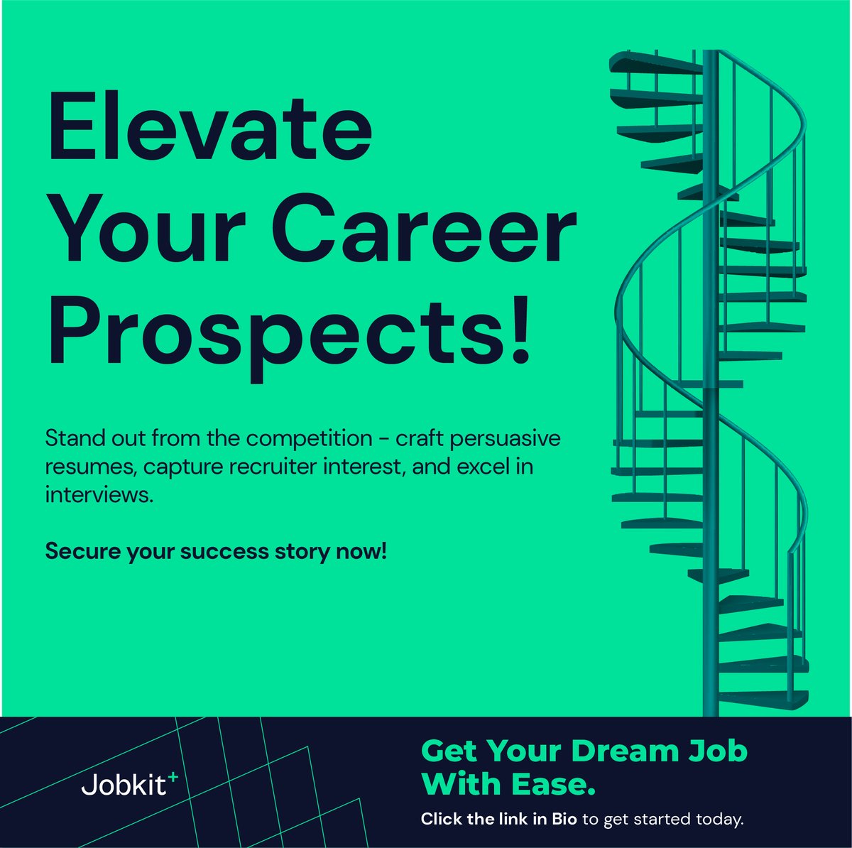 UpSkillng_'s tweet photo. Stand out from the competition - craft persuasive resumes, capture recruiter interest, and excel in interviews.​ Secure your success story now! #jobsearch #careersuccess #careerdevelopment #jobseeker #jobinterview #resumetips #networking #jobhunting #careeradvancement https://t.co/g7zhxrhPKs