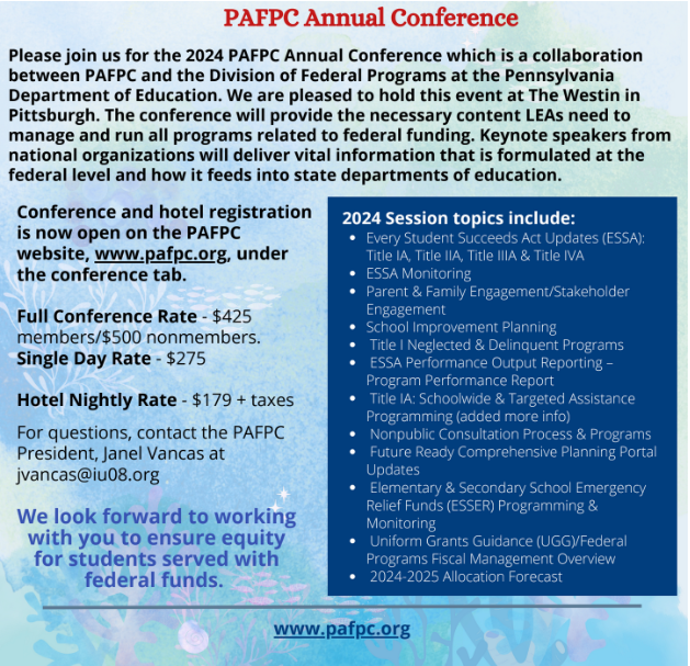 _PAFPC's tweet photo. Come join us at the 2024 PAFPC Annual Conference!  https://t.co/5Hn5jTQmeM https://t.co/cpKu6v8hLm