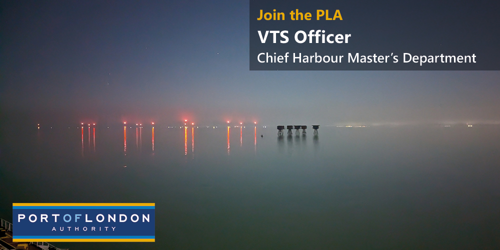 We're hiring: Join our busy Chief Harbour Master's department as a VTS Officer Full details >>> hubs.la/Q02fQZLF0 #Careers #London #Jobs #MaritimeCareers #Kent #Essex