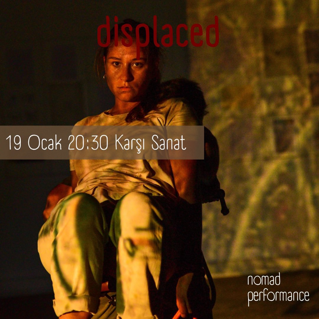 nomad performance (@nomadperformans) on Twitter photo 19 Ocak 20:30’da Karşı Sanat’tayız!
Kadim göç meselesinin küçük bir noktasından hareketle üretilen bu eserde yol, sınır, bağ, geçmiş, gelecek, umut, keder gibi kavramlar ele alınmıştır.
🎟️: tiyatrolar.com.tr/m/tiyatro/disp…
<a href="/ezgiadanc/">ezgi adanc</a> <a href="/erturkerkek/">Ertürk Erkek</a> <a href="/sanat_karsi/">Karşı Sanat</a> 19 Ocak 20:30’da Karşı Sanat’tayız!
Kadim göç meselesinin küçük bir noktasından hareketle üretilen bu eserde yol, sınır, bağ, geçmiş, gelecek, umut, keder gibi kavramlar ele alınmıştır.
🎟️: tiyatrolar.com.tr/m/tiyatro/disp…
<a href="/ezgiadanc/">ezgi adanc</a> <a href="/erturkerkek/">Ertürk Erkek</a> <a href="/sanat_karsi/">Karşı Sanat</a>