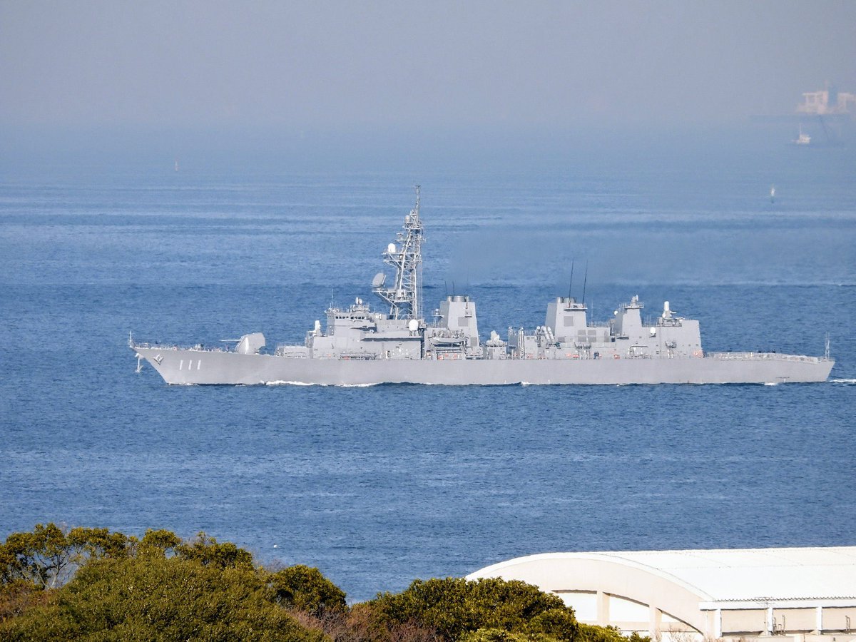 WarshipCam's tweet photo. Japanese Maritime Self-Defense Force Takanami-class destroyer JS Onami (DD-111) coming into Yokosuka, Japan - January 18, 2024 #jsonami #dd111
SRC: TW-@HNlEHupY4Nr6hRM https://t.co/ooExGsVOj0