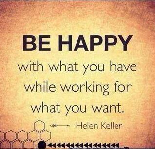 Be happy with what you have while working for what you want. #ThursdayMotivation #ThursdayThoughts #BeHappy #WorkHard #GoalAchieversCommunity