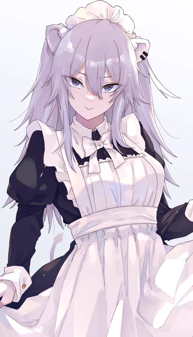 メイド服ししろん再掲 仕事しなくても良いから家に来てくれないかなぁ('-`).。oO #ししらーと