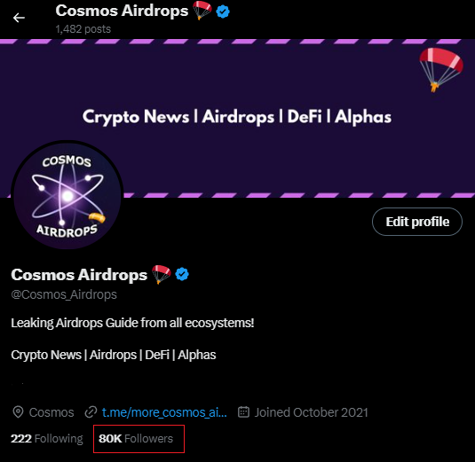 8⃣0⃣0⃣0⃣0⃣ FOLLOWERS ❤️

Thank you very much!

Cosmos is growing and 2024 will be our year!

Special GIVEAWAY 🎁

Rewards: 1 $ATOM, 1 $TIA, 1 $INJ

🔹 Follow me
🔹 Like + RT
🔹 Join my TG group (link in bio)

Love you guys! 🤝