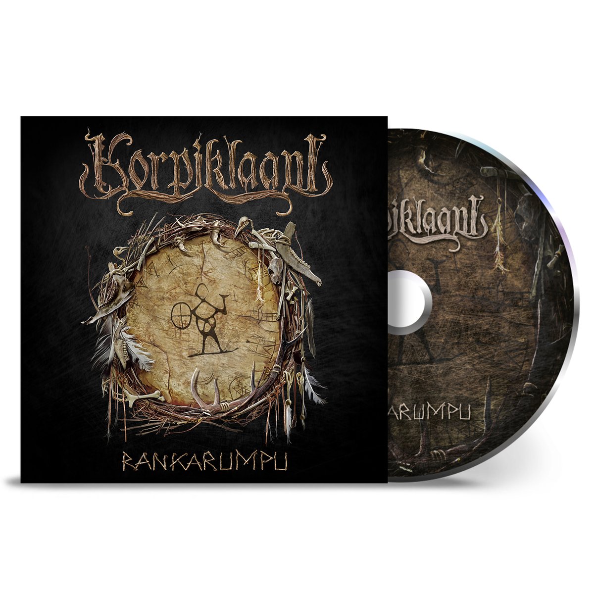 RANKARUMPU, new album out April 5th. Now available for pre-order in CD jewelcase and Gold with Black Splatter LP here: korpiklaani.bfan.link/rankarumpu