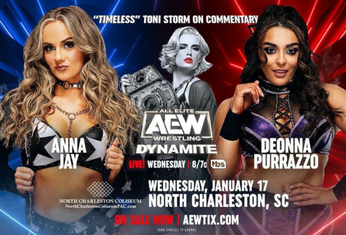 Anna getting a push i see #allelitewrestling #aew #aewdynamite #aewrampage #aewcollision #aewwomensworldchampion #tonirossall #tonistorm #nxtukwomenschampion #nxtuk #aewwomensinterimchampion #theoutcastsaew #deonnapurrazzo #annajay #annajayas #knockoutschampion #tnaknockout