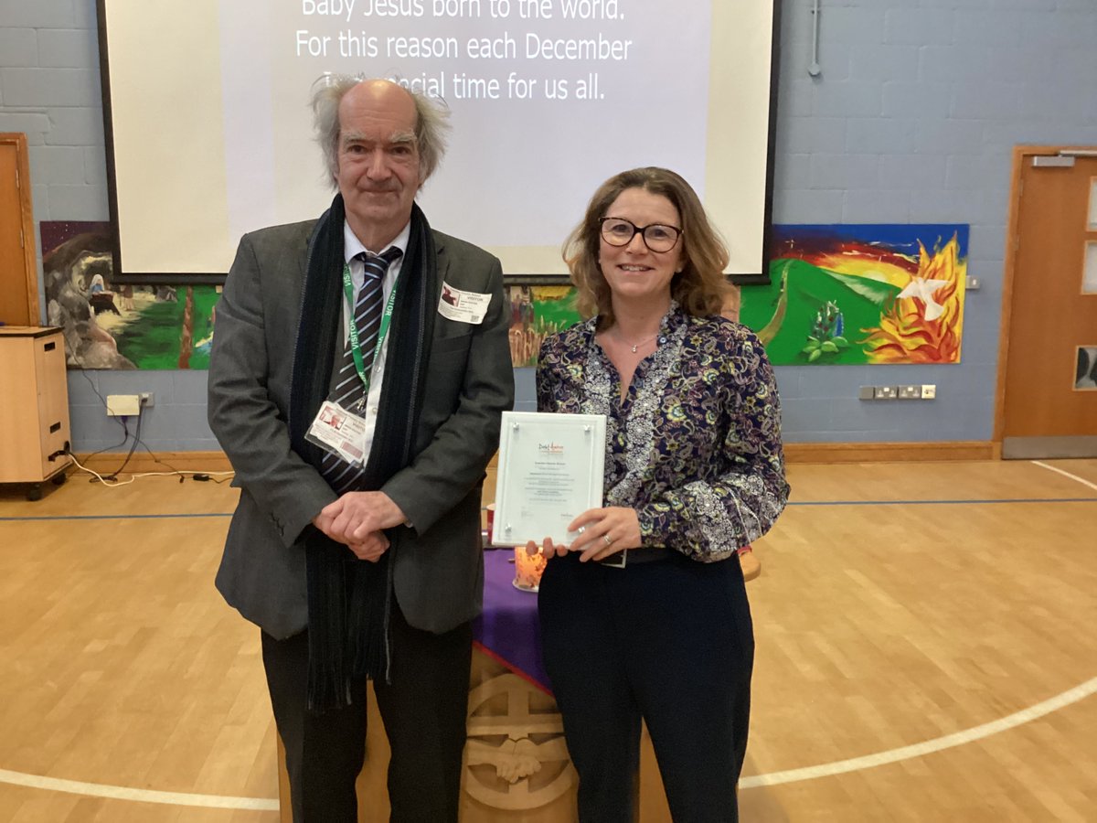 We were delighted Mr Souter from the Debt Aware Foundation joined us in worship to acknowledge Cuerden as a DebtAware Money Management School. 
Thank you Mr Souter for the valuable work that you carry out, we are very grateful for all the time you give. <a href="/DebtAware/">DebtAware</a>