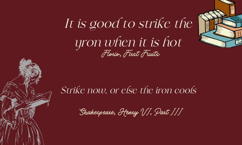 JonathanLingard's tweet photo. "It is good to strike while the iron is hot!"
#proverbs #englishlanguage
#Shakespearesplays
In 1591, John Florio published a book of 6000 italian proverbs. #shakespeare #johnflorio #italianliterature #englishliterature
Watch the video :
https://t.co/9eayNhPcGz https://t.co/q8Ci6tePvP
