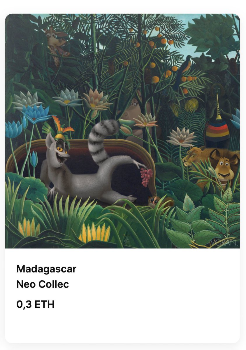 Madagascar, still available on: opensea.io/voran_artiste #nfts #nft #nftart #nftcommunity #nftcollector #nftartist #digitalart #crypto #cryptoart #art #ethereum #opensea