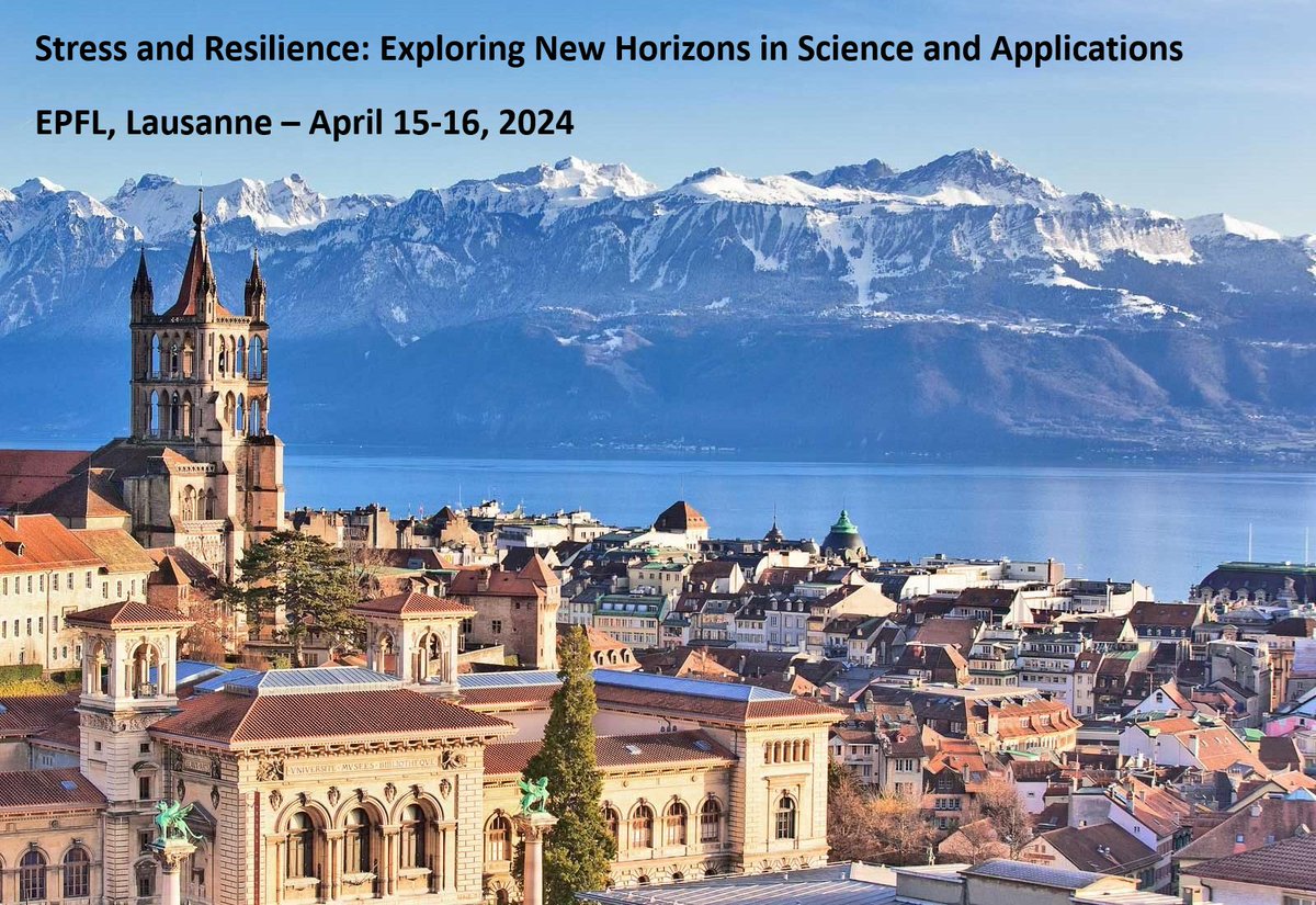 🚨Registration for our kick-off meeting is OPEN🚨 Do not miss this opportunity! 🌟Amazing program 📊Call for short talks selected from abstracts 💵Very low fees (30 CHF) 🌐On-site and online attendance 🤝Networking Information and registration: …ress-and-resilience-meeting24.epfl.ch RT!