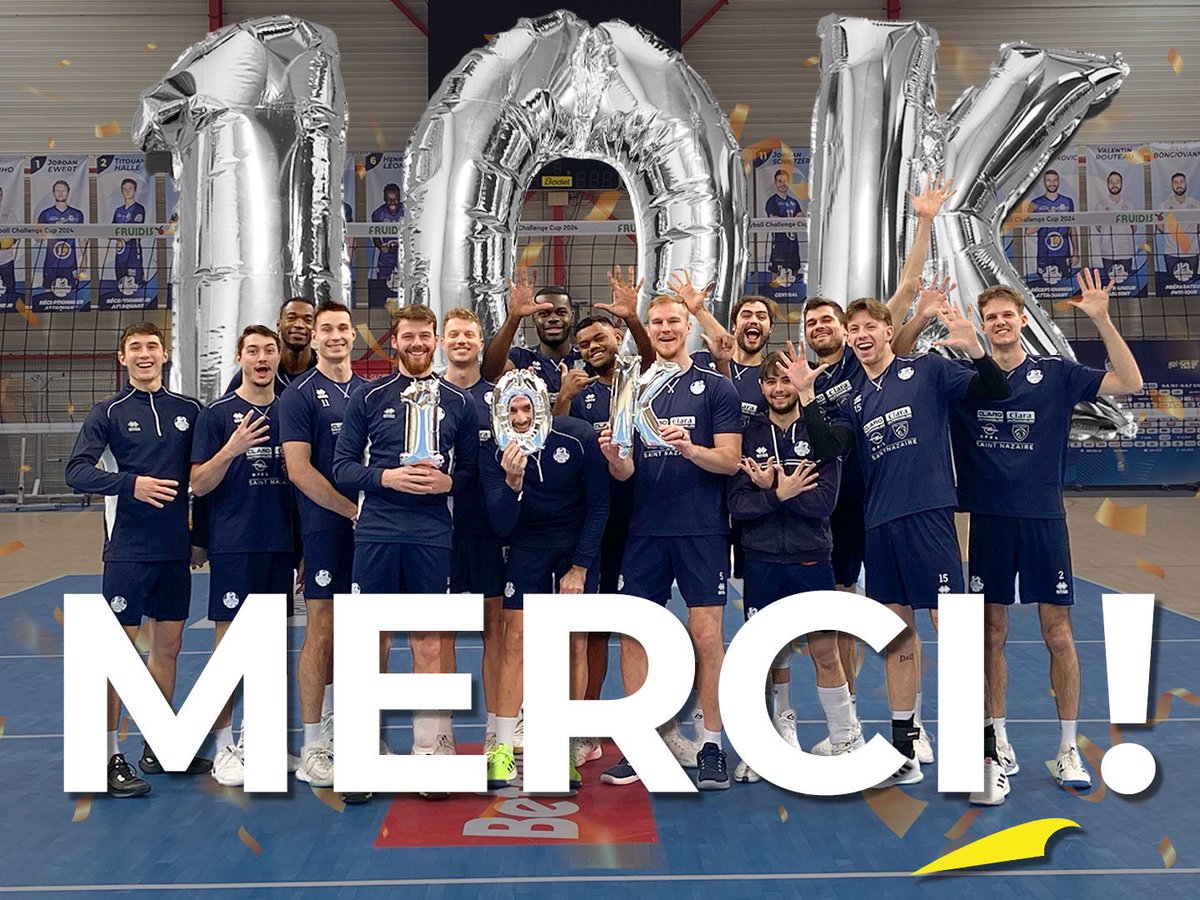 Snvba_44's tweet photo. 𝗡𝗢𝗨𝗦 𝗦𝗢𝗠𝗠𝗘𝗦 1️⃣0️⃣ 0️⃣0️⃣0️⃣ ! 🌊
Vous êtes plus de 10k à suivre notre compte Instagram !
MERCI 💙🤍
@erreasport @saintnazaireagglo @lnv_officiel
#SNVBA #public #soutien #coubertin #followers #abonnés #saintnazaire #volleyball #noussommeslavague https://t.co/B1xGwfEFBk