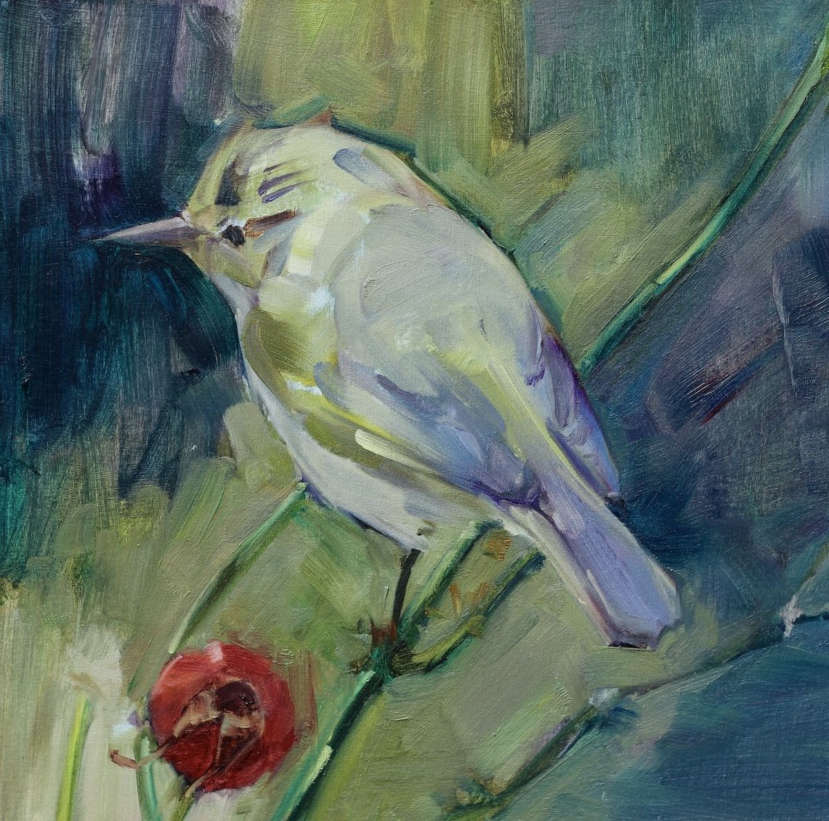 This is my second piece for Postcards 2024 at the Roger Billcliffe Gallery. 

Chiffchaff - 20x20cm, Oil. 

The exhibition will run from the 2nd of February to the 2nd of March. All work mounted but unframed. 

#art #painting #oilpainting #smallpainting #smallpaintings <a href="/ArtMutuals/">Art(ist) RT & Support! ✩｡:*•.★✼☆｡.</a>