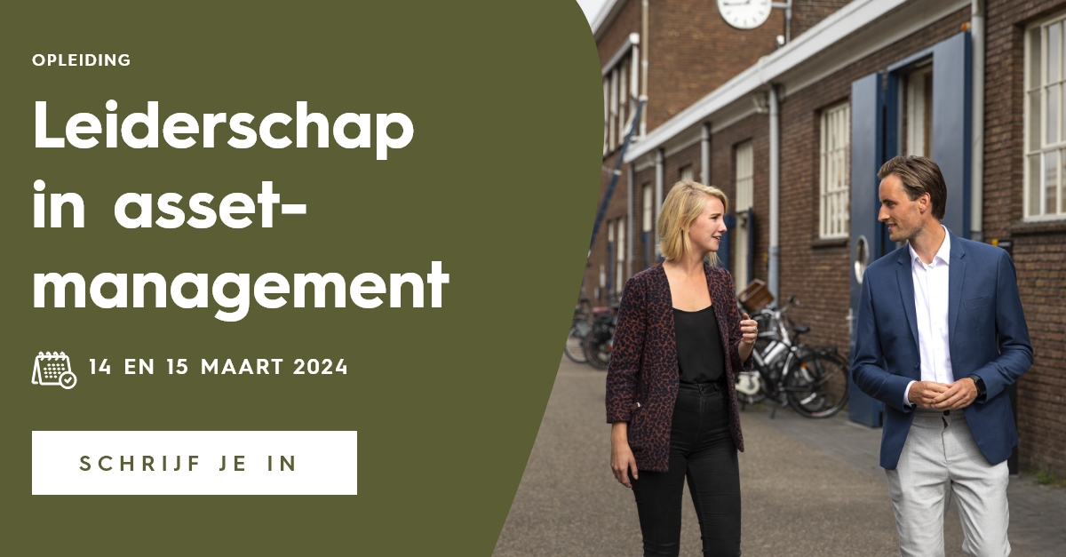 Werkt jouw organisatie met assetmanagement? En ben jij toe aan de volgende stap om je verder te professionaliseren? Samen met Oxand en Antea Group hebben wij de tweedaagse opleiding ‘Leiderschap in assetmanagement’ ontwikkeld. Lees meer: hubs.ly/Q02fYtw00