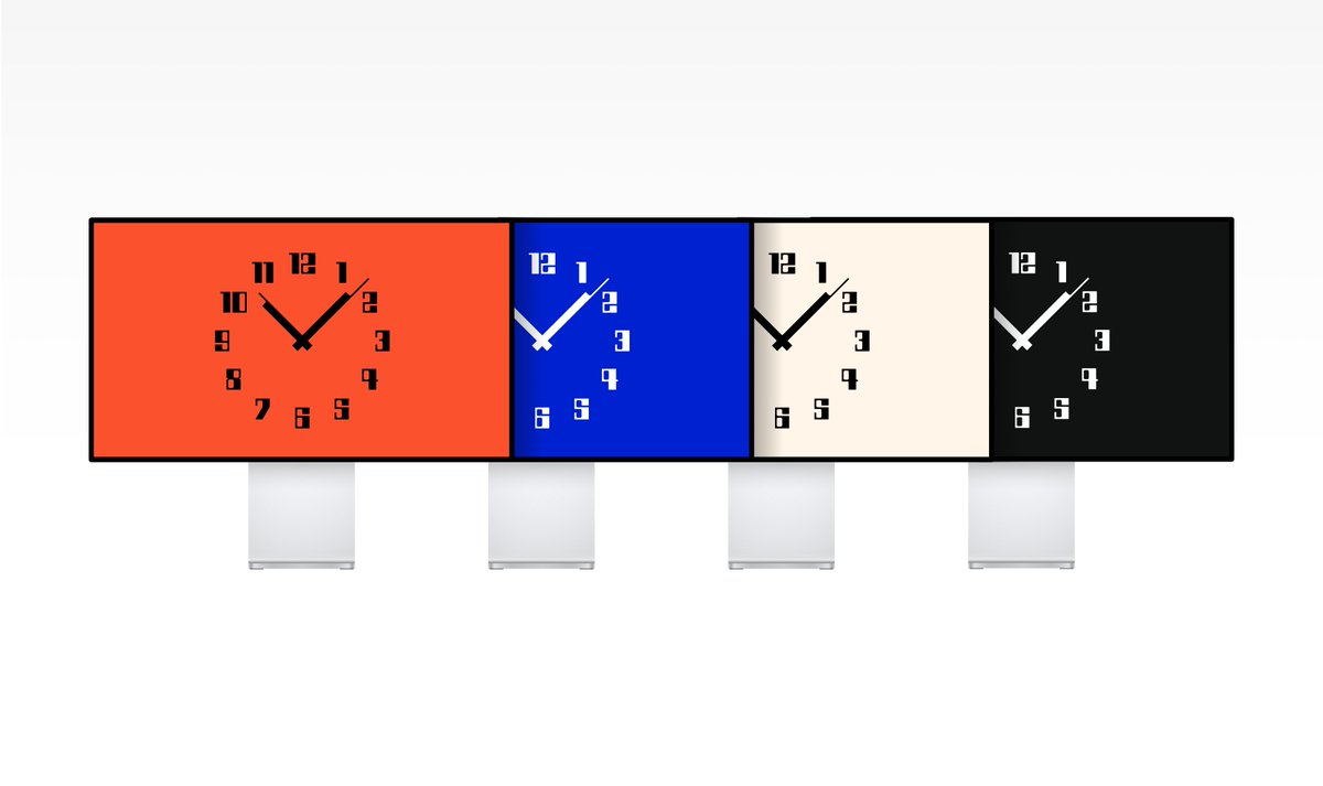 Follow these instructions (thank you <a href="/timothyachumba/">timothy</a>) → idownloadblog.com/2016/11/08/web… and use one of the color options below.

Orange
rokbenedik.com/clocks/Iskra_c…

Blue
rokbenedik.com/clocks/Iskra_c…

Cream
rokbenedik.com/clocks/Iskra_c…

Nero
rokbenedik.com/clocks/Iskra_c…

Enjoy! ✨

(2/2)