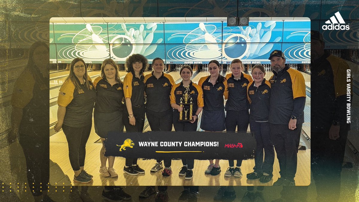 🎳 Wayne County Champions! 🚨 

Congratulations to our Girls Varsity Bowling team for winning the Wayne County Championship this past weekend! 

The girls qualified 5th and never looked back, running through the bracket on their way to victory! 

#MonarchPride