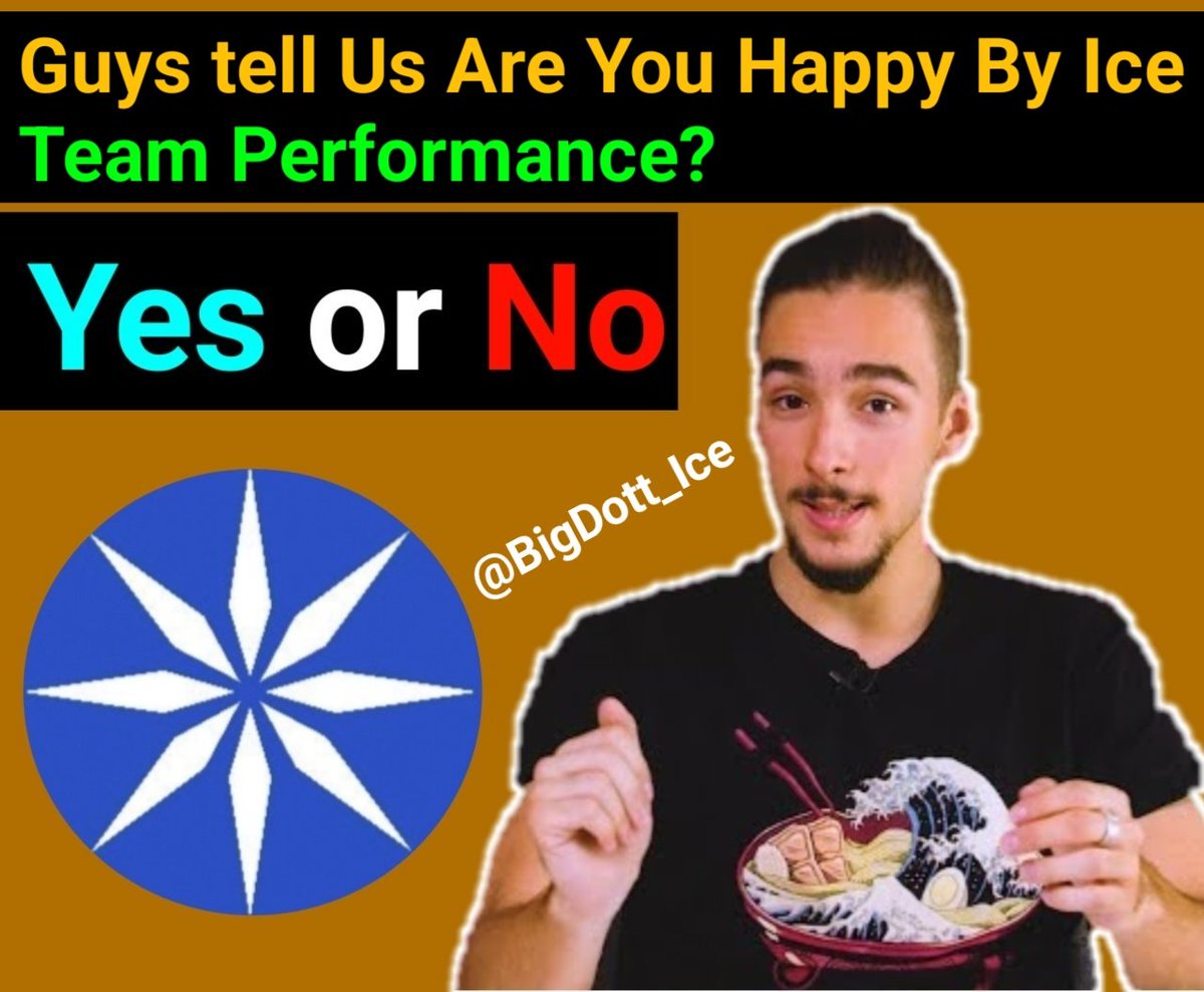 Guys Tell Us Are You Happy By Ice Team Performance ? Yes or No

Blockchain Project Mine Free Ice Coins !

Join Link 👉 ice.io/@shadab50

Invite Code: shadab50

Like ❤️  |  Retweet 🔄  |  Comment 🖍️

#Crypto #IceNetwork #Airdrop $ICE #BTC