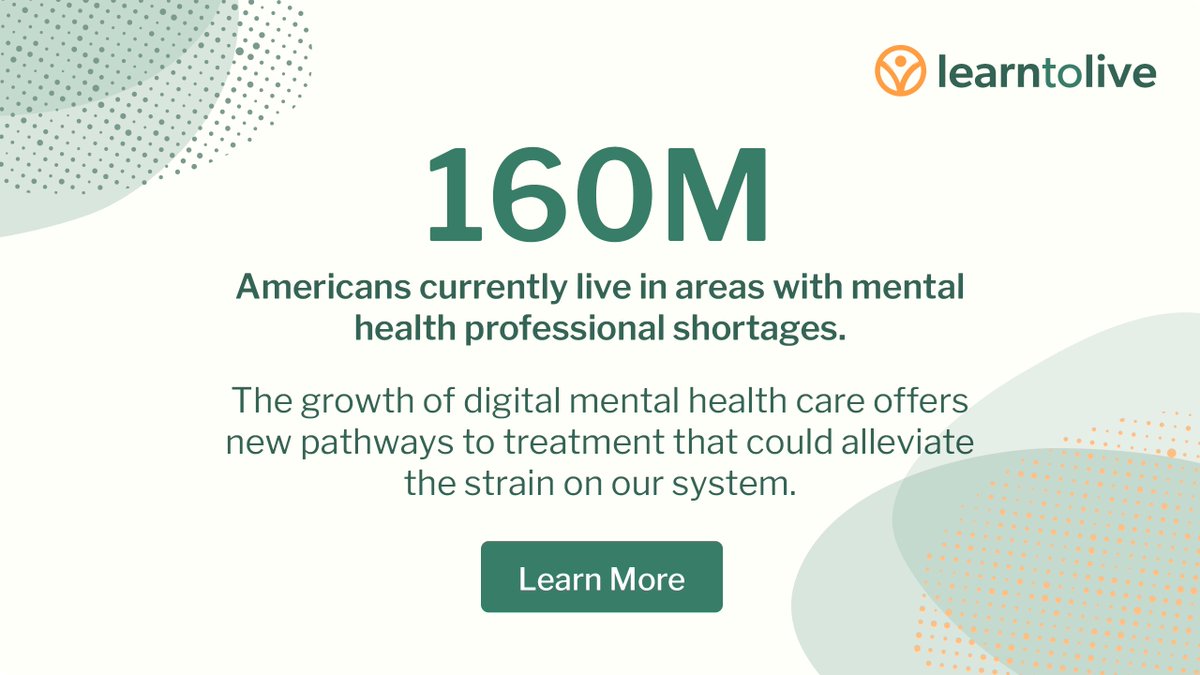 The United States is facing a critical shortage of #mentalhealth professionals despite a growing need for mental #healthcare. We dig into this challenge in a new blog post: learntolive.com/insights/tackl…