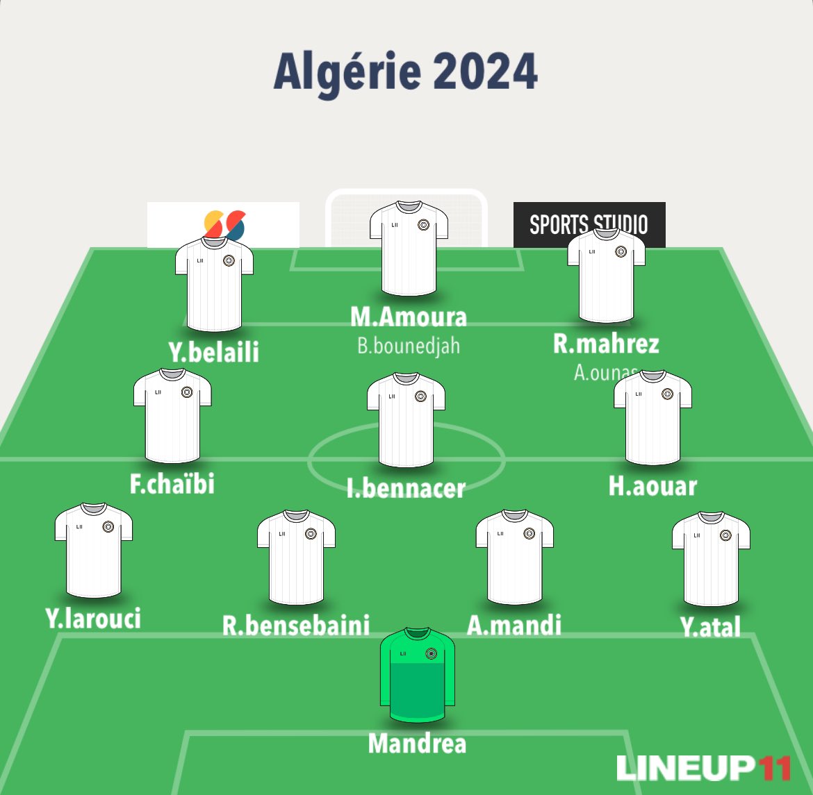 Szlssz's tweet photo. Belmadi doit faire cette compo samedi 🇩🇿🇩🇿 https://t.co/4uOQNzQBNW