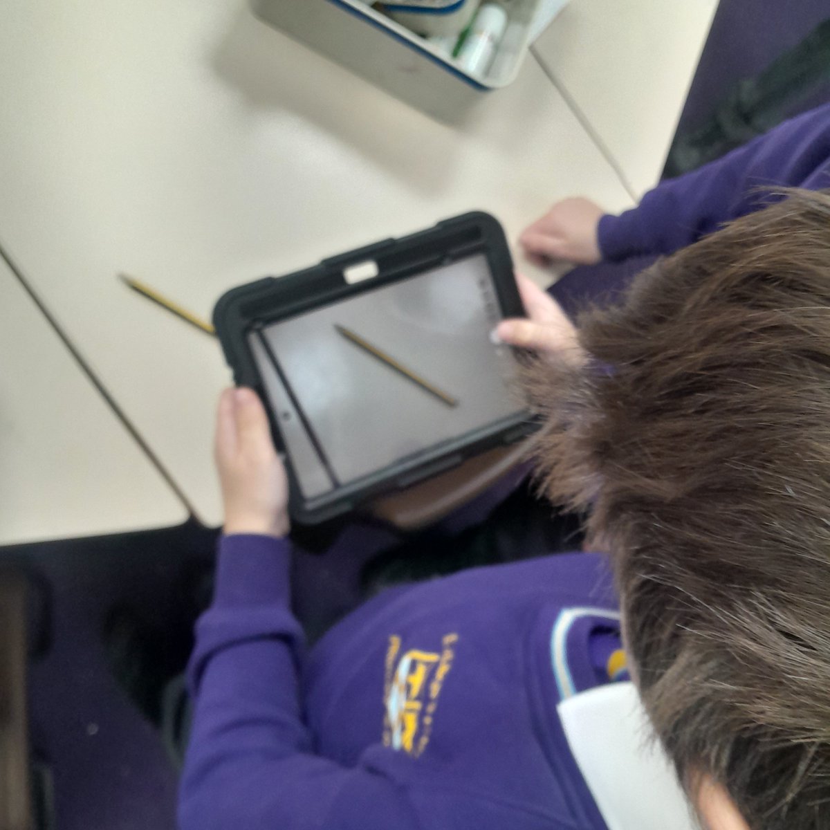 StAlbans_Sch's tweet photo. As part of our computing lesson today, Year Two are playing 'Photograph bingo' using a device to capture a digital photograph #MrsF #computing https://t.co/x7xYiaxyFt