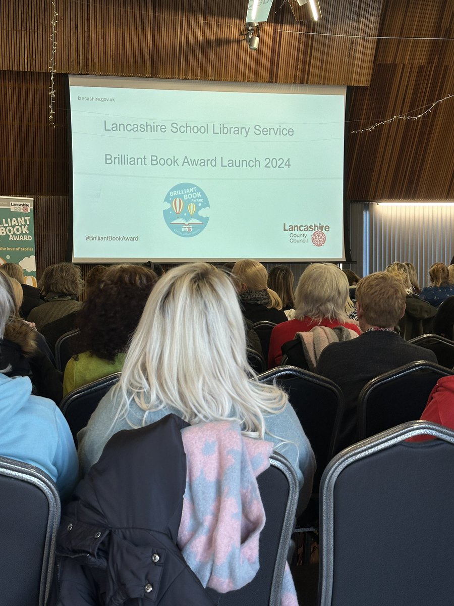 DFNPS_Preston's tweet photo. Today, intern Kit is gaining some great experience at the @LancashireSLS #BrilliantBookAward at @visitBrockholes 📚🏆 https://t.co/qB3hrHRceH