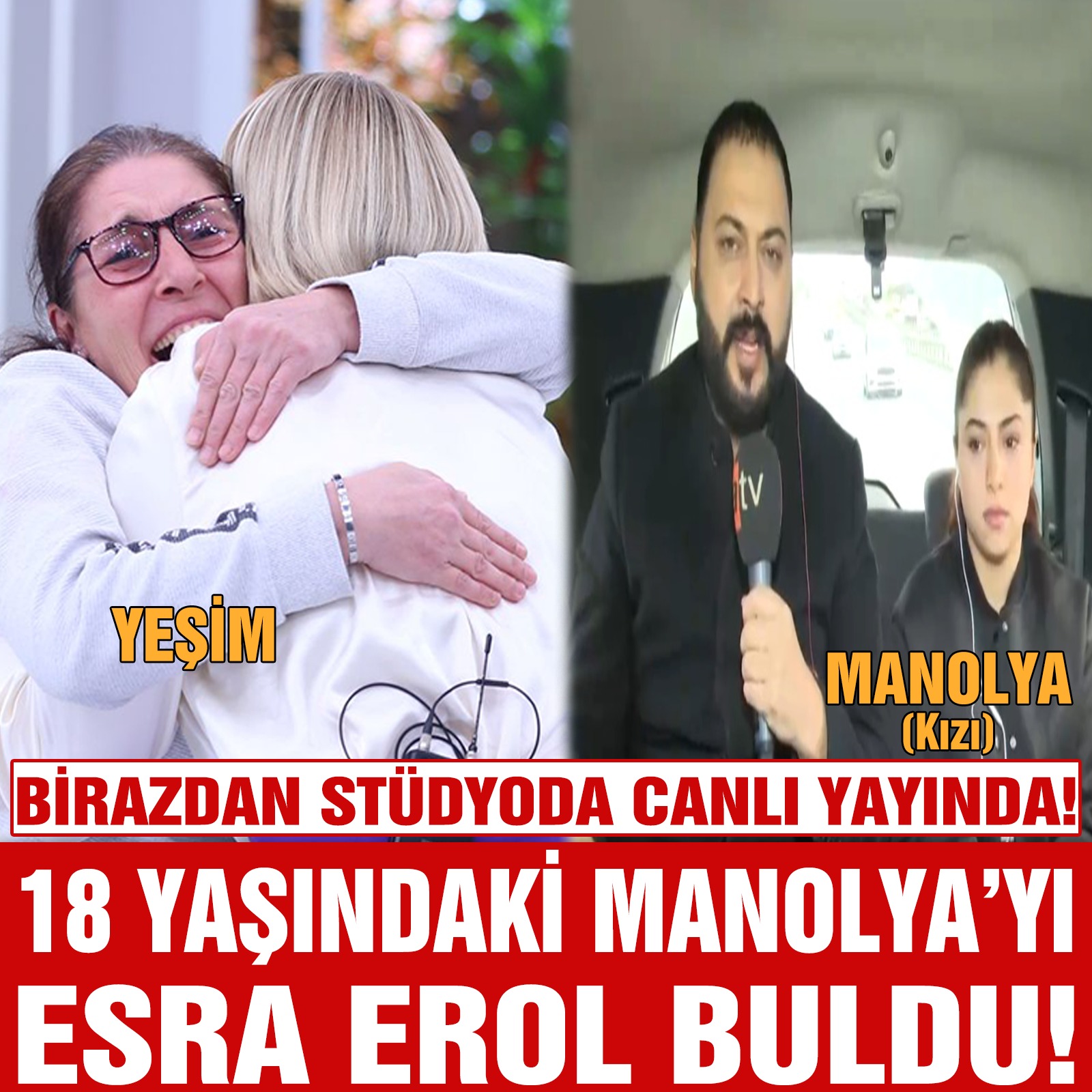 Esra Erolda Programı on X: 18 YAŞINDAKİ MANOLYAYI ESRA EROL BULDU!  WhatsApp Hattımız 👇🏻 📌 0 545 746 25 25 YalnızDeğilsiniz EsraErol  t.covIj93VIDcE  X
