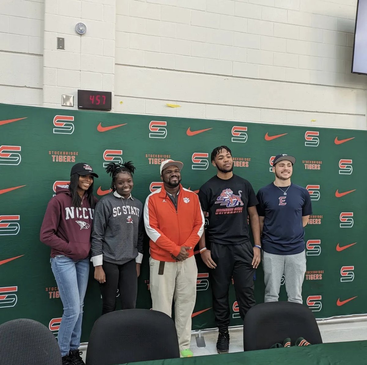karl brooks (@coachbrooks21) on Twitter photo Yesterday was amazing I want to say thank you to our administration at <a href="/SHS_HCS/">Stockbridge HS (GA)</a> as ALL admin <a href="/DrJamesT/">Dr. James Thornton</a> <a href="/HammockEdu/">Stephen Hammock</a> <a href="/NajeKool/">Dr. Lavonda Clarington</a> Dr Barnes and Mrs Jackson was in attendance at our baseball and softball signing day Coach <a href="/coachbyrd6/">Andre Byrd Ed.S , CAA</a> our AD I appreciate you! <a href="/TigersoftballS/">Stockbridge Softball</a> <a href="/TigersShs/">SHS Tigers Baseball</a> Yesterday was amazing I want to say thank you to our administration at <a href="/SHS_HCS/">Stockbridge HS (GA)</a> as ALL admin <a href="/DrJamesT/">Dr. James Thornton</a> <a href="/HammockEdu/">Stephen Hammock</a> <a href="/NajeKool/">Dr. Lavonda Clarington</a> Dr Barnes and Mrs Jackson was in attendance at our baseball and softball signing day Coach <a href="/coachbyrd6/">Andre Byrd Ed.S , CAA</a> our AD I appreciate you! <a href="/TigersoftballS/">Stockbridge Softball</a> <a href="/TigersShs/">SHS Tigers Baseball</a>