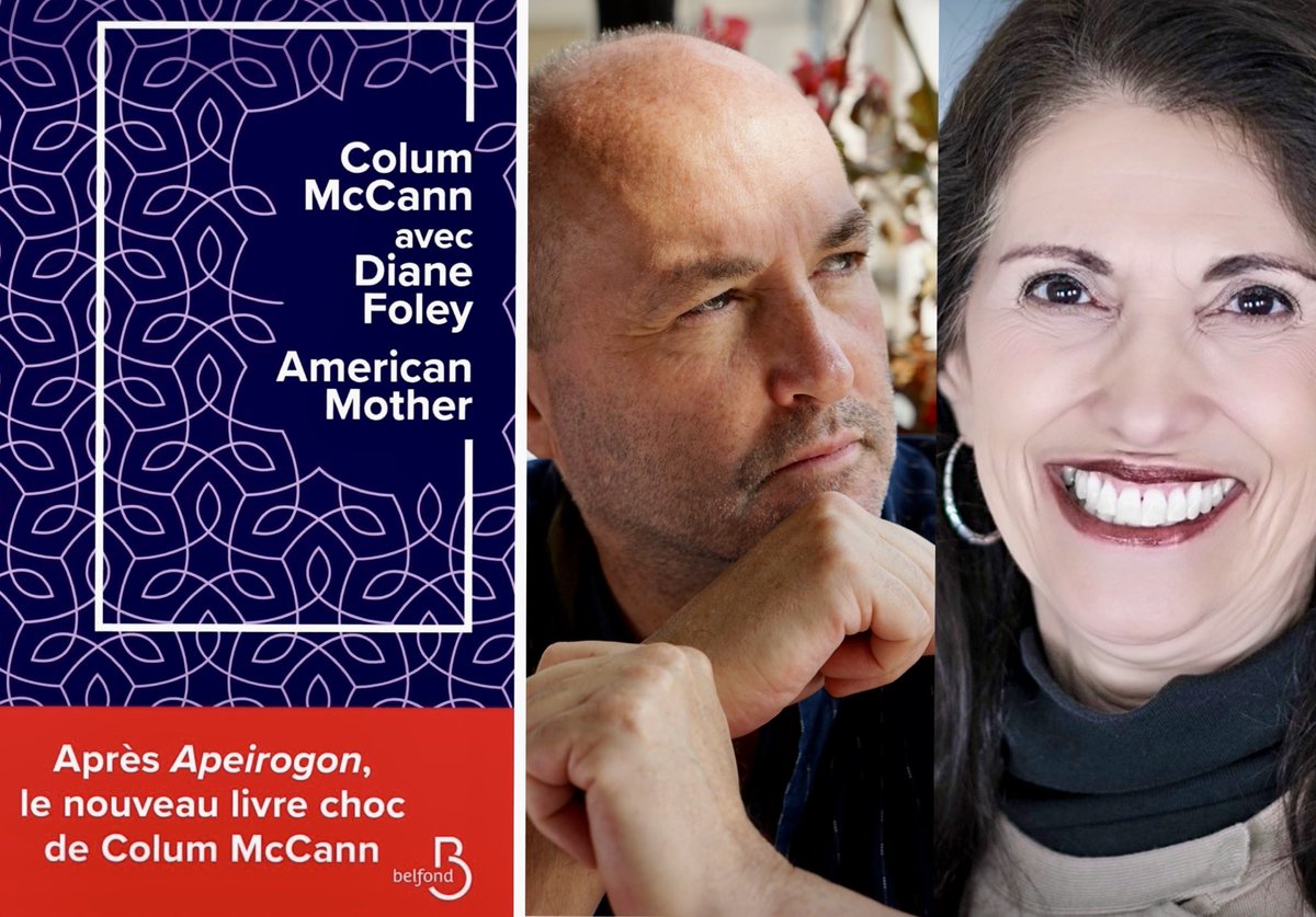 PatrickSimonin's tweet photo. Un livre exceptionnel #ColumMcCann l’un des grands écrivains contemporains est mon invité aujourd’hui sur @tv5monde avec #DianeFoley la mère du journaliste James Foley assassiné par Daech en 2014 pour leur livre « American Mother » qui sort dans le monde entier @Belfond https://t.co/s1gCgUfNtL