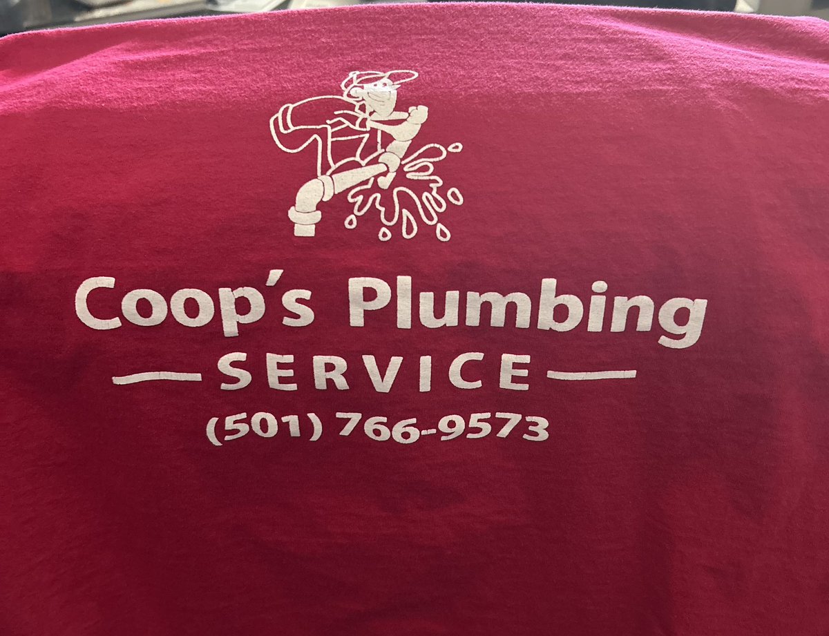 Very Grateful to receive an NIL deal from Coop’s Plumbing Service! Call Chris Cooper if your in need of plumbing services in the North Little Rock or surrounding areas! #GoHogs